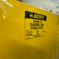 Justrite Flammable Liquid Storage Cabinet 45 Gallon Double Door image 0